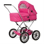 Коляска для кукол фуксия с тормозом BRIO Doll Pram Gull