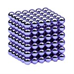 NEOCUBE Магнитный конструктор НЕОКУБ 5 мм Альфа 216 сфер фиолетовый