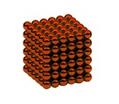 NEOCUBE Магнитный конструктор НЕОКУБ 5 мм 216 сфер оранжевый