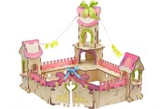 Конструктор Замок Принцессы Деревянный игровой набор под роспись Woody