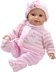Кукла Arias ELIAN мягконабивная-виниловая в розовом костюмчике с функцией плача 45 см