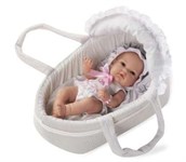 Кукла Arias Natal пупс в люльке-переноске со стразами Swarowski 33 см