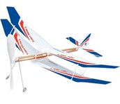 Резиномоторная модель самолета Боевой Ястреб Fight Hawk II ZT model