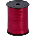 Лента для воздушных шариков металлизированная 5мм х 250м красная