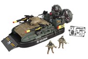Морская десантная операция с военной техникой и солдатиками игровой набор Soldier Force свет звук стрельба Chap Mei