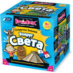Развивающая настольная игра Сундучок знаний "Вокруг Света" BRAINBOX