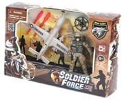 Разведчик с беспилотником аксессуарами и солдатиком игровой набор Soldier Force стрельба Chap Mei