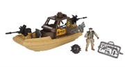 Патрульный катер с солдатиком игровой набор Soldier Force Chap Mei