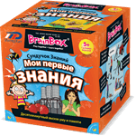Развивающая настольная игра Сундучок знаний "Мои первые знания" BRAINBOX 90740