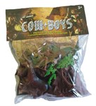 Солдатики ковбойцы Игровой набор Тилибом 17 шт