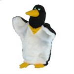Домашний кукольный театр Перчаточная кукла Пингвин 22 см