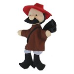 Домашний кукольный театр Перчаточная кукла Охотник 22 см