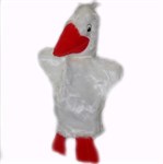 Домашний кукольный театр Перчаточная кукла Гусь белый 22 см