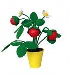 Топиарий Дерево счастья Земляника Набор для творчества Волшебная мастерская