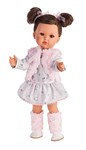 Кукла Antonio Juan Munecas Белла в розовом жилете брюнетка 45 см