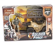 Разведчик на квадроцикле аксессуарами и солдатиком игровой набор Soldier Force Chap Mei