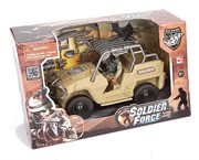Армейский внедорожник с аксессуарами и солдатиком игровой набор Soldier Force Chap Mei