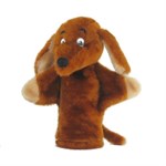 Домашний кукольный театр Перчаточная кукла Такса 22 см