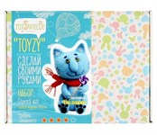 Валяние игрушки из шерсти Синий Кот TOYZY