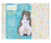 Валяние игрушки из шерсти Зайка TOYZY