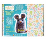 Валяние игрушки из шерсти Мышь TOYZY
