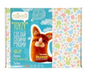 Валяние игрушки из шерсти Кошка TOYZY
