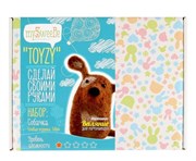 Набор для сухого валяния игрушки из шерсти Собачка TOYZY