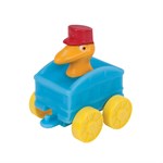 Поезд Динозавров Вагончик с фигуркой динозавра Кондуктора серия мини