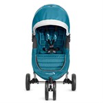 Baby Jogger City Mini Single Прогулочная коляска трёхколёсная бирюзово-серая