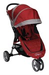 Baby Jogger City Mini Single Прогулочная коляска трёхколёсная красно-серый