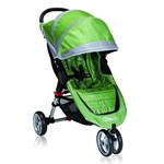 Baby Jogger City Mini Single Прогулочная коляска трёхколёсная зелено-серый