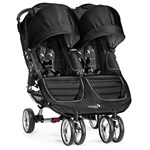Baby Jogger City Mini Double Прогулочная коляска для двух детей черная