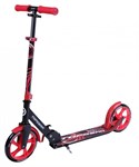 Самокат двухколесный складной с большими колесами TOPGEAR ECO I подростковый чёрно-красный