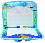 Коврик для рисования водой синий в чемоданчике AquaArt 1Toy