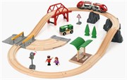 BRIO Железная дорога Набор городской железной дороги с автодорогой БРИО 33915