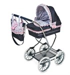 DeCuevas Коляска для кукол с сумкой синяя Романтик 90 см