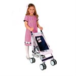 DeCuevas Коляска-трость для кукол темно-синяя серия Романтик 68 см