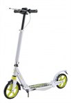 Самокат двухколесный складной с большими колесами с ручным тормозом TOPGEAR ECO IV подростковый белый