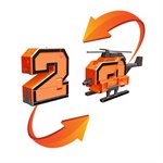 Трансбот Боевой расчет Вертолет Паракоптер Цифра 2 1Toy