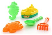 Игрушки для песочницы Набор №370 совок формочки кораблик
