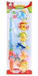 Рыбалка магнитная 1 удочка 5 рыбок S+S Toys
