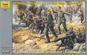 Набор солдатиков масштаб 1/72 Немецкая пехота Первой Мировой войны 8083 Звезда