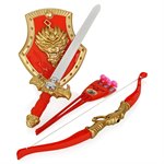 Набор игрушечного оружия "Три Богатыря" меч щит лук со стрелами Играем вместе