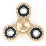 Спиннер игрушка антистресс Fidget Spinner металлический золотой Red Line