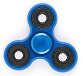 Спиннер игрушка антистресс Fidget Spinner металлический синий Red Line