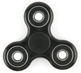 Спиннер игрушка антистресс Fidget Spinner пластиковый черный Red Line