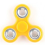 Спиннер игрушка антистресс Fidget Spinner пластиковый желтый Red Line