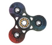 Спиннер игрушка антистресс Fidget Spinner деревянный Космос 1 1SPINNER