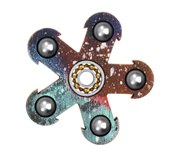 Спиннер игрушка антистресс Fidget Spinner деревянный Космос 3 1SPINNER