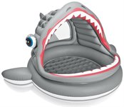 Детский надувной бассейн Акула с навесом INTEX 57120